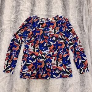 J Crew Colorful Blouse